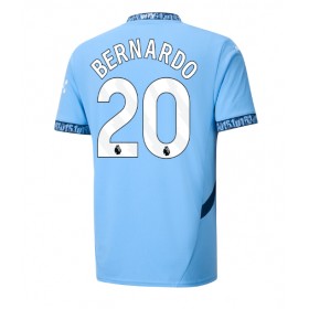 Pánské fotbalový oblečení Manchester City Bernardo Silva #20 Domácí košile 2024-25 Krátkým Rukávem